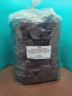 Merckens 5 LB MELTING COATING WAFERS Chocolate Candy Melts Cocoa Milk Dark White • $26.99