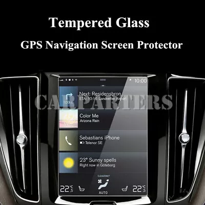 For Volvo S60 V60 XC60 Tempered Glass GPS Navigation Screen Protector 2018-2020 • $14.60