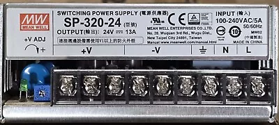 Mean Well SP-320-24 Switching Power Supply 24V 13A Ships From USA • $55