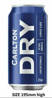 Carlton Dry Beer Can  Stickers  Camping Trailer Bar Fridge • $4.95