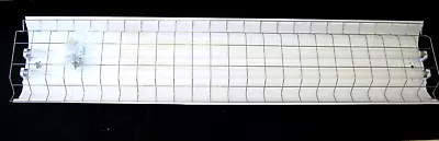 32W T8 2-Lamp 4ft Fluorescent Light Fixture High Low Bay W/ Wire Guard Bulbs USA • $59.99