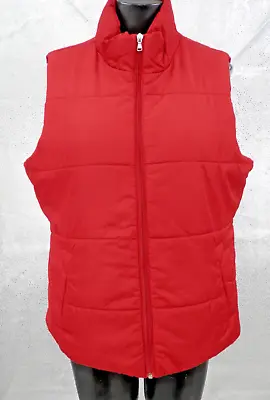 Made For Life Vest Quilted Size L Full Zip Sleeveless Pockets • $13.50
