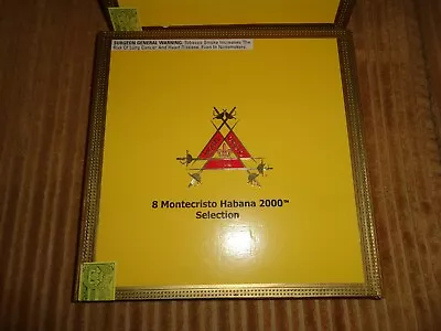 Two (2) Large Montecristo Habana 2000 Selection Empty Boxes Excellent • $20