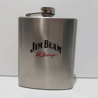 $19.95 • Buy Jim Beam Racing Hip Flask Stainless Steel