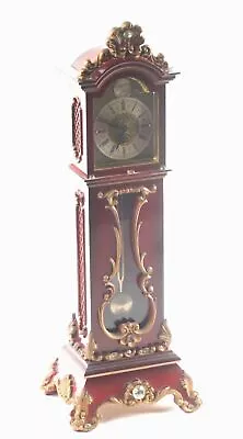 $119.99 • Buy Schmid 8 Day Miniature Grandfather Vintage Clock Runs AA-59