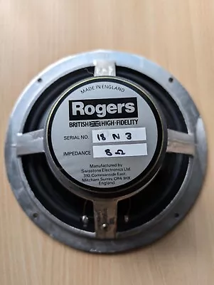 Rogers Studio 1 Bass Midrange Speaker Drive Unit For Parts Or Repair. Rare Item. • £50