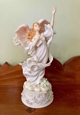 Seraphim Classics Angel Figurine By RomanThe Angel Of Faith 2002 Ed • $26