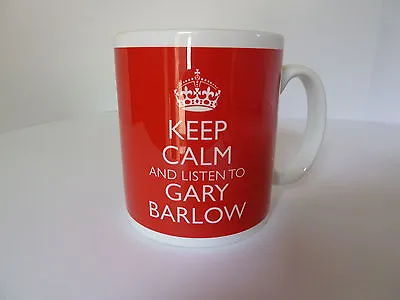 Keep Calm And Listen To Gary Barlow Mug Cup Gift In Carry On Style Gift Music • £9.99