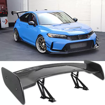 For Honda Civic Type R 46  Carbon Fiber Rear Trunk Spoiler GT Adjustable Wing • $159.12