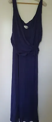 Seraphine Luxe Nursing Maternity  Bridesmaid Maxi Dress Size 18 Blue • £35
