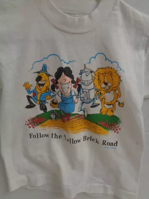 Vintage 1990s Wizard Of OZ Kids T Shirt Unused SIZE 6 - 8 Child Oz Cartoon • $19.99