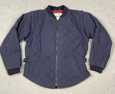 On Course By Mountain Horse Riding Jacket Womens Medium Blue Detachable Sleeves • $39.95