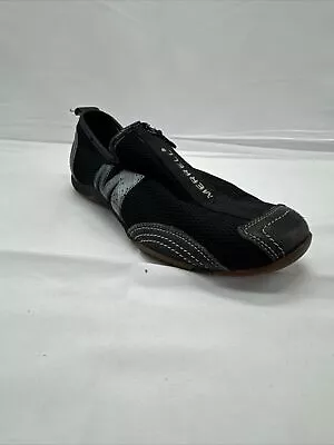 MERRELL Women’s Barrado Black Mesh Zip Up Shoes J73426 Size 8 • $15.99