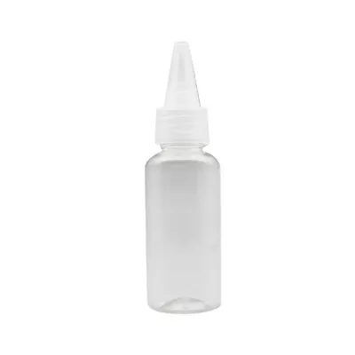 £3.39 • Buy 5-100ml Twist Top Empty Bottles Plastic Nozzle Dropper Caps Spout Clear -uk