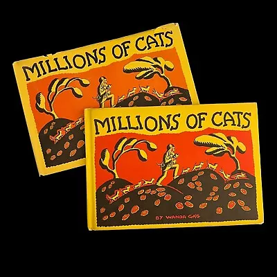 Millions Of Cats By Wanda Gag True First Edition With First State Dust Jacket • $2200