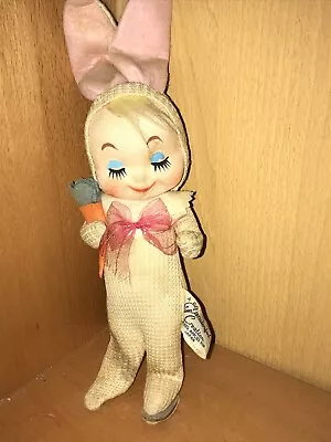 Gunderful Creations Vintage Easter Bunny Girl W/carrot • $49.99