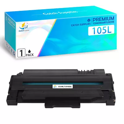 Black Toner For Samsung MLTD1052L ML1910 ML1915 ML2525 ML2525W ML2545 ML2540 • £13.48