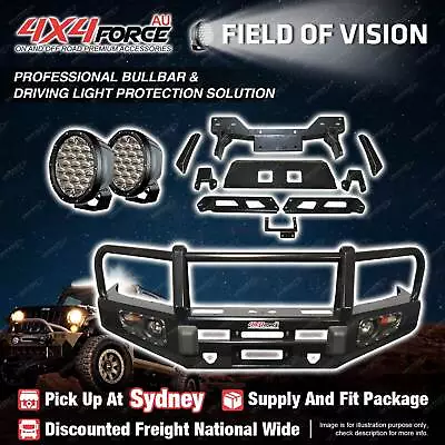 Armor Bumper Bullbar LOOP Skid Plate Drive Light For Ford Ranger PX T7 SYD Stock • $1325