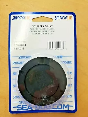 $10.50 • Buy SeaDog 5205001 Marine Boat Injection Molded Nylon Scupper Valve 2-13/16  X 1-7/8