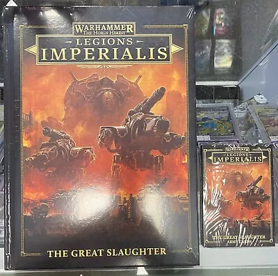 Warhammer The Horus Heresy Legion Imperialis Great Slaughter Book & Army Cards • £42