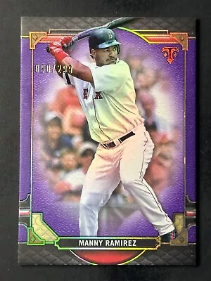 Manny Ramirez 2022 Topps Triple Threads Amethyst /299 • $2.24