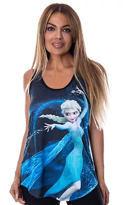 Disney Juniors Frozen Elsa Tank Top Sleeveless Muscle Shirt • $12.95