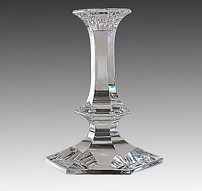 $80 • Buy VAL ST. LAMBERT Elysee Crystal Candlestick Candle Holder