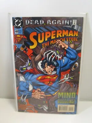 Superman The Man Of Steel #40 Dc Comics 1995 BAGGED BOARDED • $11.74