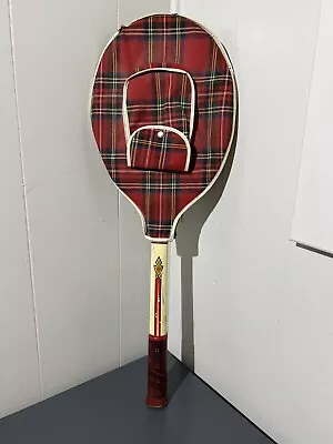 Vintage Aristocrat Tennis Racquet With Head Cover - Good Condition • $19.99