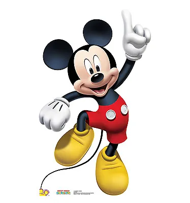 MICKEY MOUSE Disney Clubhouse Dancing CARDBOARD CUTOUT Standee Standup Poster • $47.95
