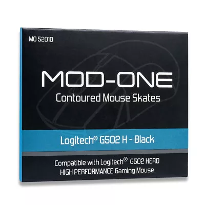 MOD-ONE Contoured Mouse Skates For Logitech G502 H Black • $7.99