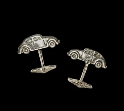 £98.88 • Buy Vtg Fenwick & Sailors ? Pat Pend Sterling Silver VW Beetle Bug Car Cufflinks 21g