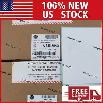 Factory Sealed 1763-L16BBB SER B MicroLogix 1100 16 Point Controller New 1pcs US • $1081