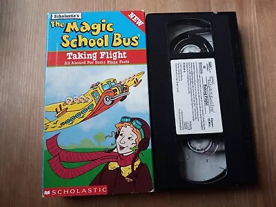 The Magic School Bus: Taking Flight - (1997 Scholastic Inc. 51216-3) - Used VHS • $3.25