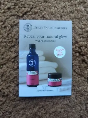 Neal's Yard Remedies Wild Rose Skincare Set Samples • £4