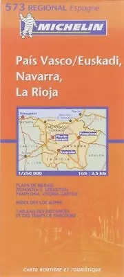 Michelin Pais Vasco/Euskadi Navarr... By Michelin Travel Publ Sheet Map Folded • $11.04