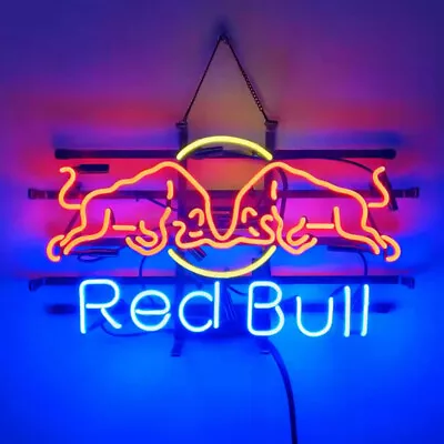 Red Bull  Neon Sign 24 X15  Beer Bar Store Shop Wall Decor • $211.50