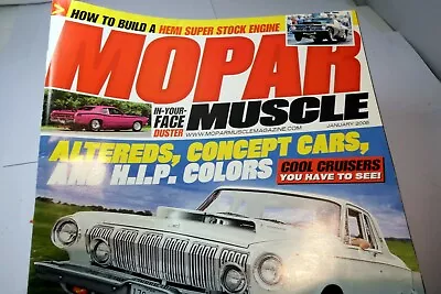 MOPAR Muscle Magazine January 2008 In-Your-Face Duster '58 Dual Chia A/FX • $9.98