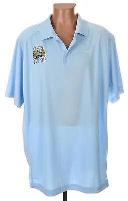Manchester City 2013/2014 Football Polo Shirt Jersey Nike Size Xxl Adult • $35.99