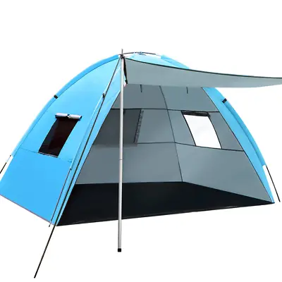 $36.41 • Buy Weisshorn Camping Tent Beach Tents Hiking Sun Shade Shelter Fishing 2-4 Person