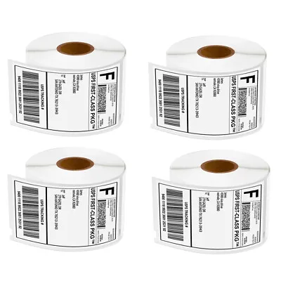 4 Rolls White Shipping Labels For Dymo 30256 2-5/16  X 4  Label Writer 450 Turbo • $19.98