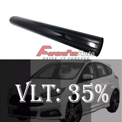 $89.95 • Buy New 40 X100FT 35% VLT Shade 2Ply Window Tint Film Roll 35%