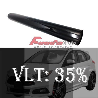 $41.99 • Buy Uncut 20 X100' FT Feet 35% VLT Shade 2Ply Window Tint Film Roll 35%