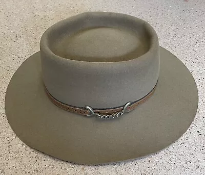 Akubra “Down Under” Felt Hat - Size 60 (fits Like A 59) • $150