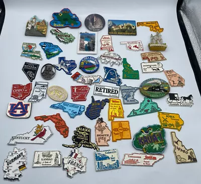 Mixed Lot Of 49 Vintage Travel Refrigerator Fridge Magnets Souvenirs • $59.95