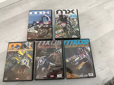 Lot Of 5 MXGP DVDs 2005 - 2009 - Used In Great Condition • $29.89