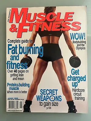 MUSCLE & FITNESS Magazine June 1998 Like New Arnold & Lou Etc. • $8.99