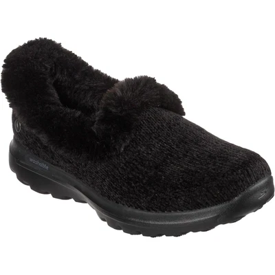 £72 • Buy Skechers (GAR175051) Women's GOwalk Lounge Slippers In Black 3 To 8