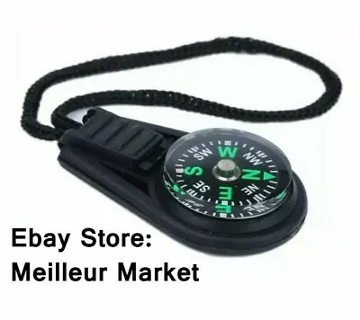 One Mini Pocket Compass Keychain Hiking Camping Navigation New FREE SHIPPING  • $5.99