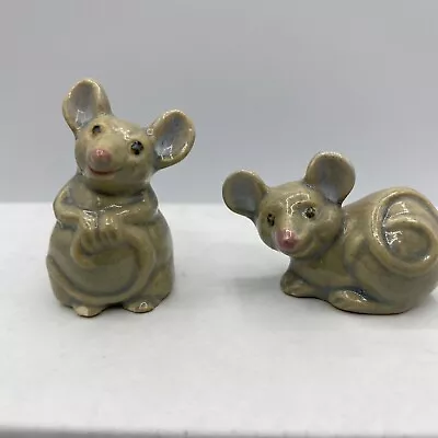 Rosemeade Miniature Mice Figurine Vintage See Pics As Some Chipping On Feet • $30